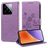 Mobigear Flowers Xiaomi 15 Funda tipo libro Cartera - Morado