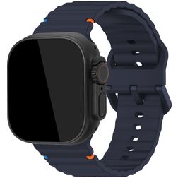Mobilize Buckle Correa Silicona Cierre de hebilla para Apple Watch - 49/46/45/44 mm - Azul