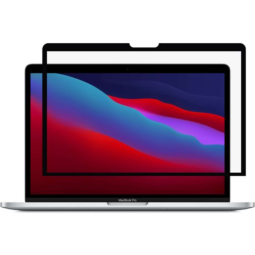 GrizzlyCoat MacBook Pro 13 Inch (2016-2023) Screen Protector Anti-Glare Film - Case Friendly - Black