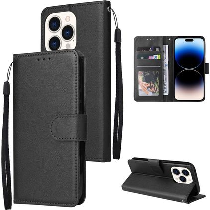Mobigear Wallet iPhone 14 Pro Max Wallet case - Black