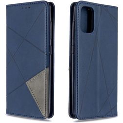 Mobigear Rhombus Slim Samsung Galaxy A41 Wallet case - Blue