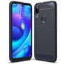 Mobigear Brushed Slim Xiaomi Mi Play TPU flessibile Back cover - Blu navy