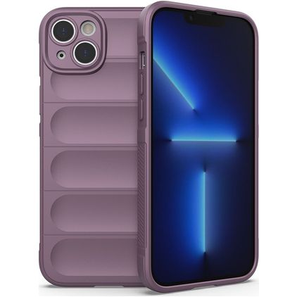 Mobigear Bumpy iPhone 14 Plus Fleksibel TPU Bagsidecover - Lilla