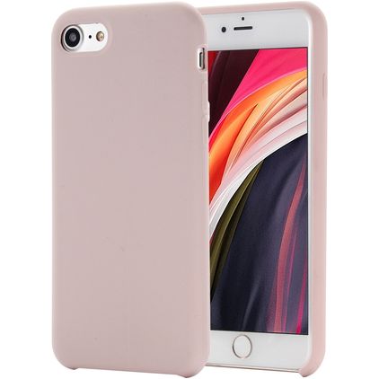 Mobigear Rubber Touch iPhone SE (2020) Silikon Skal - Rosa