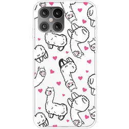 Mobigear Design iPhone 12 Pro Max TPU flessibile Back cover - Alpaca