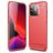 Mobigear Brushed Slim iPhone 13 Pro Max TPU flessibile Back cover - Rosso