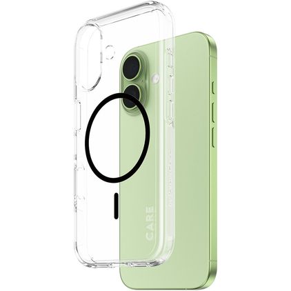 CARE by PanzerGlass Urban Explorer iPhone 17 MagSafe Hardcase Back cover - Trasparente / Nero