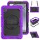 Mobigear SureGrip Xtreme Samsung Galaxy Tab A11 Fodral Hårdplast / Silikon Skal + Axelrem + Ställ - Lila