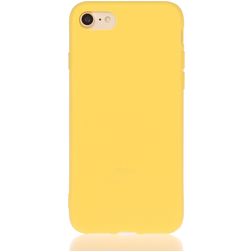 Mobigear Colors iPhone SE (2022) TPU flexible Carcasa - Amarillo
