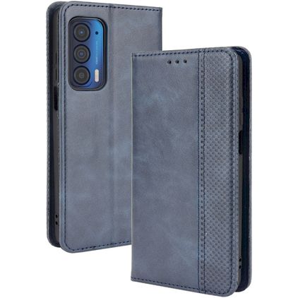 Mobigear Sensation Motorola Edge (2021) Etui z klapką typu portfel - Niebieski
