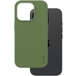 CARE by PanzerGlass Fashionable iPhone 16 Pro Silikon MagSafe Zadní kryt - Zelená