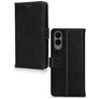 Mobilize Wallet Samsung Galaxy S25 Edge Piel auténtica Funda tipo libro Cartera - Negro
