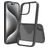 Mobigear Crystal iPhone 16 Pro Max Plástico rígido Capa traseira - Preto