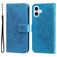 Mobigear Flowers iPhone 17 Wallet case - Blue