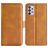 Mobigear Slim Magnet Samsung Galaxy A53 Funda tipo libro Cartera - Coñac