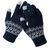 Mobigear Stretch Guanti touch screen Tessuto - One-Size - Blu navy