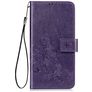 Mobigear Clover Samsung Galaxy A21s Capa livro Carteira - Roxo