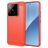 Mobigear Brushed Slim Xiaomi 15 Flexibilní TPU Zadní kryt - Červená