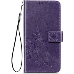 Mobigear Clover Samsung Galaxy A32 4G Etui z klapką typu portfel - Fioletowy