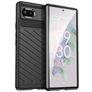 Mobigear Groove Google Pixel 6a Fleksibel TPU Bagsidecover - Sort
