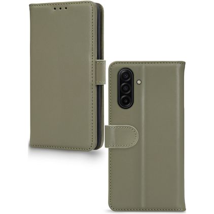 Mobilize Premium Gelly Samsung Galaxy A17 Knížkové pouzdro Peněženka - Zelená