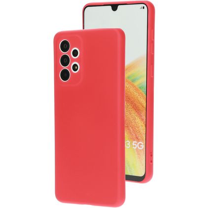 Mobiparts Samsung Galaxy A33 Silikon Skal - Scarlet Red