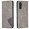 Mobigear Rhombus Slim Samsung Galaxy A56 Plånboksfodral - Grå