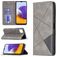 Mobigear Rhombus Slim Samsung Galaxy A22 5G Funda tipo libro - Gris