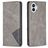 Mobigear Rhombus Slim Nothing Phone (1) Wallet case - Grey