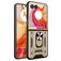 Mobigear Armor Ring Motorola Razr 50 Ultra Hardcase Back cover Antiurto con anello - Oro