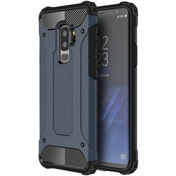 Mobigear Outdoor Samsung Galaxy S9 Plus Funda Plástico rígido Carcasa Antigolpes - Azul marino