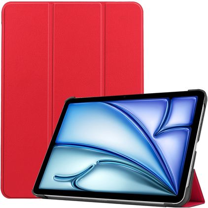 Mobigear Tri-Fold iPad Air 13 tommer (2025) Pungetui - Rød