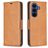 Mobigear Excellent Samsung Galaxy A27 Funda tipo libro Cartera - Coñac