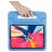 Mobigear Classic iPad Pro 10,5 polegadas (2017) Capa para crianças com pega - Azul