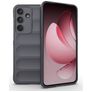 Mobigear Bumpy Samsung Galaxy S25 FE TPU flexible Carcasa - Gris