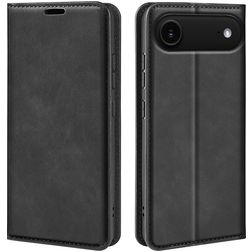 Mobigear Retro Slim iPhone Air Pungetui med Seddelrum - Sort