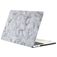 Mobigear Marble MacBook 12 cali (2015-2017) Etui Hardshell - Obudowa ochronna na laptopa MacBook - Biały / Szary - Model A1534