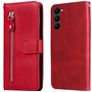 Mobigear Zipper Samsung Galaxy S23 Etui z klapką typu portfel - Czerwony