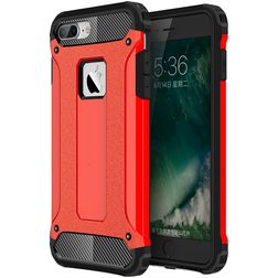 Mobigear Outdoor iPhone 7 Plus Kova Suojakuori Iskunkestävä - Punainen