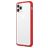 Rhinoshield MOD NX iPhone 11 Pro Max Hårdt Bagsidecover Stødsikkert - Gennemsigtig / Rød