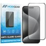 Mobigear Premium iPhone 15 Pro Härdat glas Skärmskydd Antireflex - Skalvänligt - Svart