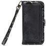 Mobilize Magnet Zipper iPhone 13 Pro Max 2-in-1-lompakkokotelo irrotettavalla kuorella + Setelitasku - Musta