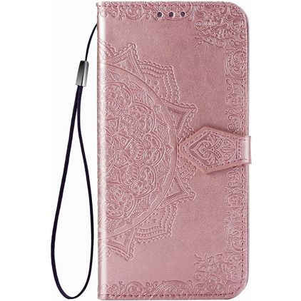 Mobigear Mandala OPPO Reno 3 Pro Cover a libro portafoglio - Oro rosa