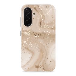 MIO Samsung Galaxy A27 MagSafe Kova Suojakuori - Gold Marble