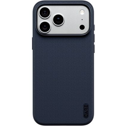 CARE by PanzerGlass Fusion Fabric iPhone 17 Pro Max MagSafe Hårdt Bagsidecover Stødsikkert - Blå