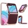 Mobigear Non-slip Armor Samsung Galaxy Z Flip 5 Hardcase Etui plecki Wstrząsoodporne - Czerwony