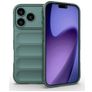 Mobigear Bumpy iPhone 17 Pro TPU flexível Capa traseira - Verde