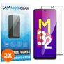 Mobigear Premium Samsung Galaxy M32 4G Cristal templado Protector de pantalla - Compatible con fundas - Negro (pack de 2)