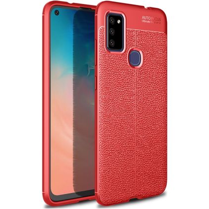 Mobigear Luxury Samsung Galaxy M51 Flexibel TPU Skal - Röd