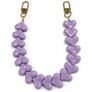 Mobigear Hårdplast Heart Universellt justerbart mobilband - Pastel Purple